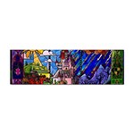 Beauty Stained Glass Castle Building Sticker Bumper (100 pack)