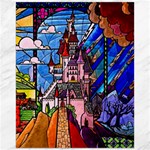 Beauty Stained Glass Castle Building Canvas 16  x 20 