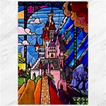 Beauty Stained Glass Castle Building Canvas 20  x 30 