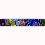 Beauty Stained Glass Castle Building Small Bar Mat
