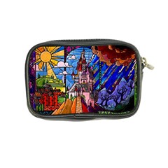Beauty Stained Glass Castle Building Coin Purse from ArtsNow.com Back