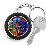 Beauty Stained Glass Castle Building Measuring Tape