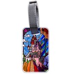 Beauty Stained Glass Castle Building Luggage Tag (two sides)