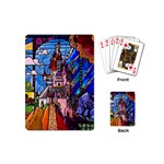 Beauty Stained Glass Castle Building Playing Cards Single Design (Mini)