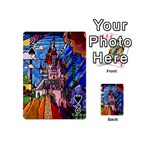 Beauty Stained Glass Castle Building Playing Cards 54 Designs (Mini)