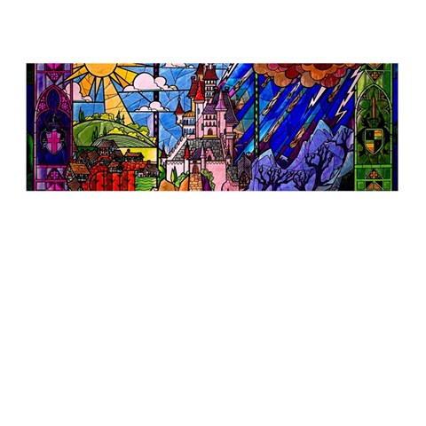 Beauty Stained Glass Castle Building Memory Card Reader (Stick) from ArtsNow.com Front