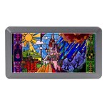 Beauty Stained Glass Castle Building Memory Card Reader (Mini)
