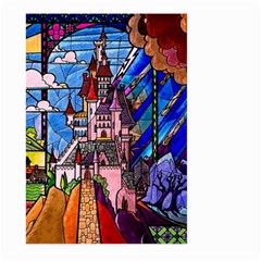 Beauty Stained Glass Castle Building Large Garden Flag (Two Sides) from ArtsNow.com Back