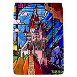 Beauty Stained Glass Castle Building Removable Flap Cover (S)