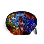 Beauty Stained Glass Castle Building Accessory Pouch (Small)