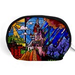 Beauty Stained Glass Castle Building Accessory Pouch (Medium)
