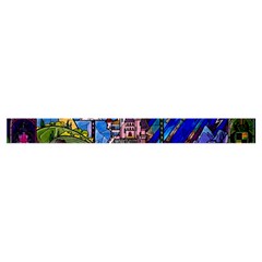 Beauty Stained Glass Castle Building Zipper Classic Tote Bag from ArtsNow.com Strap