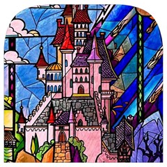 Beauty Stained Glass Castle Building Toiletries Pouch from ArtsNow.com Cover