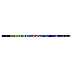 Beauty Stained Glass Castle Building Cotton Crop Top from ArtsNow.com Hem