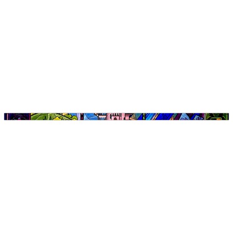 Beauty Stained Glass Castle Building Midi Sleeveless Dress from ArtsNow.com Hem