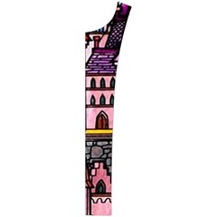 Beauty Stained Glass Castle Building Women s Button Up Vest from ArtsNow.com Button Placket Right