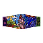 Beauty Stained Glass Castle Building Stretchable Headband