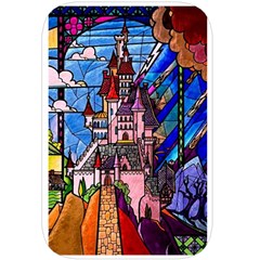 Beauty Stained Glass Castle Building Belt Pouch Bag (Large) from ArtsNow.com Back