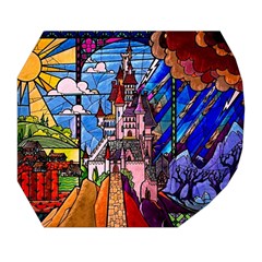 Beauty Stained Glass Castle Building Belt Pouch Bag (Large) from ArtsNow.com Tape