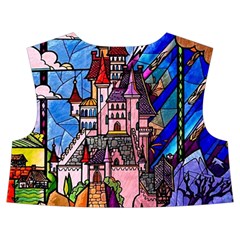 Beauty Stained Glass Castle Building Kids  Midi Sailor Dress from ArtsNow.com Back Top