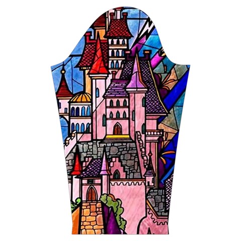 Beauty Stained Glass Castle Building Kids  Midi Sailor Dress from ArtsNow.com Sleeve Right