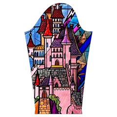 Beauty Stained Glass Castle Building Kids  Midi Sailor Dress from ArtsNow.com Sleeve Right