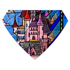 Beauty Stained Glass Castle Building Kids  Midi Sailor Dress from ArtsNow.com Necktie Sticker