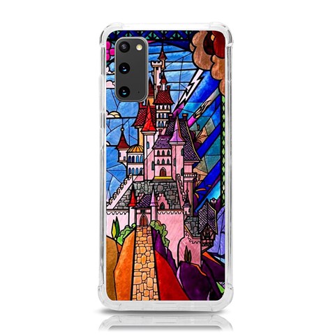 Beauty Stained Glass Castle Building Samsung Galaxy S20 6.2 Inch TPU UV Case from ArtsNow.com Front