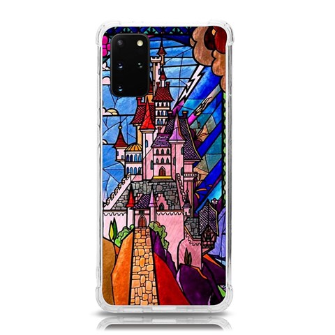 Beauty Stained Glass Castle Building Samsung Galaxy S20Plus 6.7 Inch TPU UV Case from ArtsNow.com Front