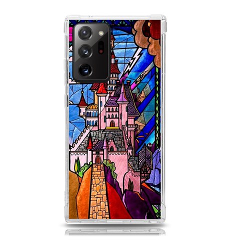 Beauty Stained Glass Castle Building Samsung Galaxy Note 20 Ultra TPU UV Case from ArtsNow.com Front