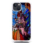 Beauty Stained Glass Castle Building iPhone 13 TPU UV Print Case