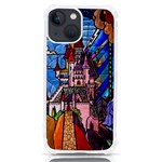 Beauty Stained Glass Castle Building iPhone 13 mini TPU UV Print Case