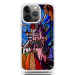 Beauty Stained Glass Castle Building iPhone 13 Pro TPU UV Print Case