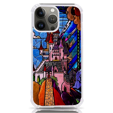 Beauty Stained Glass Castle Building iPhone 13 Pro Max TPU UV Print Case from ArtsNow.com Front