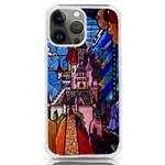Beauty Stained Glass Castle Building iPhone 13 Pro Max TPU UV Print Case