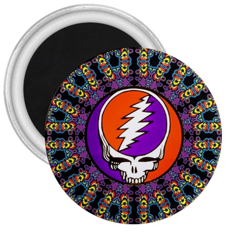 Gratefuldead Grateful Dead Pattern 3  Magnets from ArtsNow.com Front