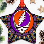 Gratefuldead Grateful Dead Pattern Ornament (Star)