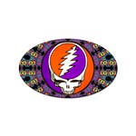 Gratefuldead Grateful Dead Pattern Sticker Oval (10 pack)