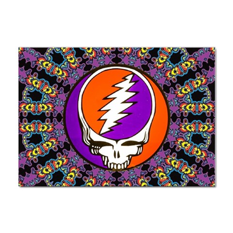 Gratefuldead Grateful Dead Pattern Sticker A4 (10 pack) from ArtsNow.com Front