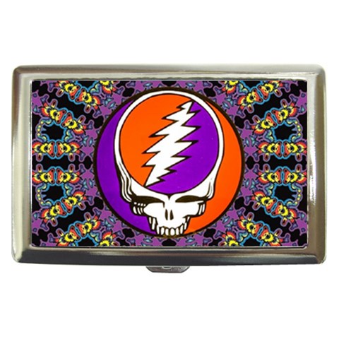 Gratefuldead Grateful Dead Pattern Cigarette Money Case from ArtsNow.com Front