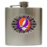 Gratefuldead Grateful Dead Pattern Hip Flask (6 oz)