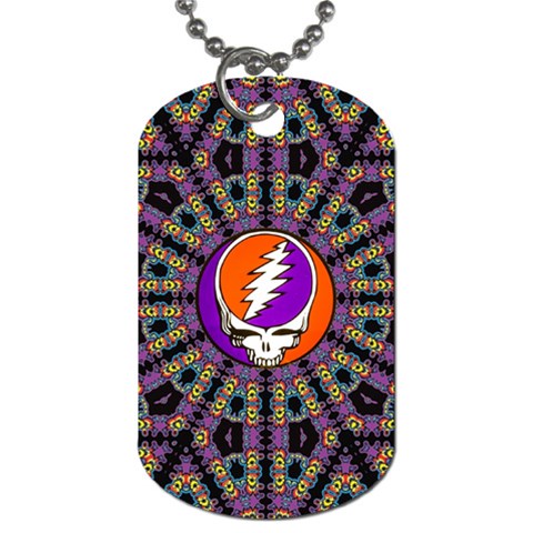 Gratefuldead Grateful Dead Pattern Dog Tag (Two Sides) from ArtsNow.com Front