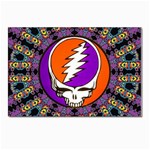 Gratefuldead Grateful Dead Pattern Postcards 5  x 7  (Pkg of 10)
