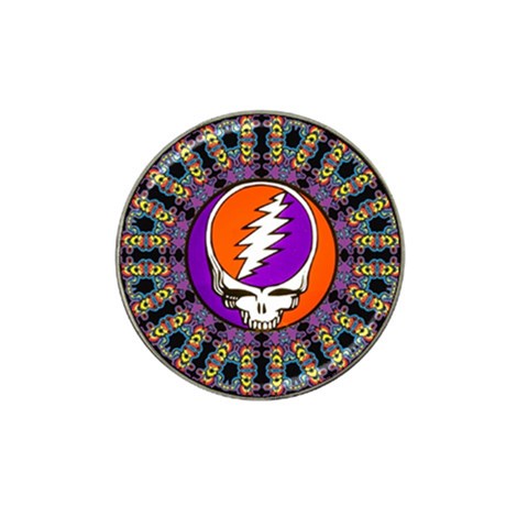 Gratefuldead Grateful Dead Pattern Hat Clip Ball Marker (4 pack) from ArtsNow.com Front
