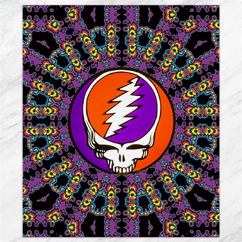 Gratefuldead Grateful Dead Pattern Canvas 8  x 10  from ArtsNow.com 8.15 x9.66  Canvas - 1