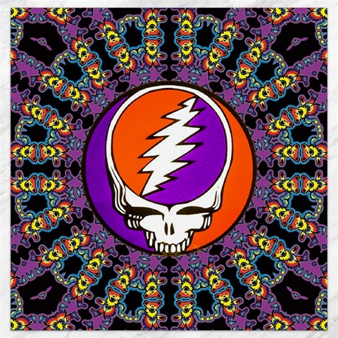 Gratefuldead Grateful Dead Pattern Canvas 16  x 16  from ArtsNow.com 15.2 x15.41  Canvas - 1