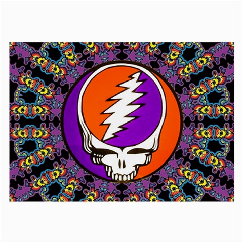 Gratefuldead Grateful Dead Pattern Large Glasses Cloth from ArtsNow.com Front