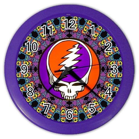 Gratefuldead Grateful Dead Pattern Color Wall Clock from ArtsNow.com Front