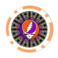 Gratefuldead Grateful Dead Pattern Poker Chip Card Guard from ArtsNow.com Front