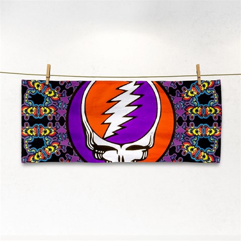 Gratefuldead Grateful Dead Pattern Hand Towel from ArtsNow.com Front